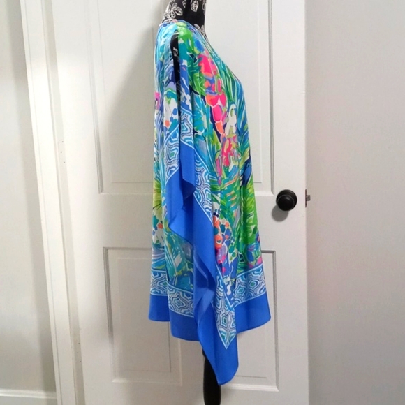 🦄VERY HTF Lilly Pulitzer🦄 - Atlin Silk Caftan - Picture 6 of 15